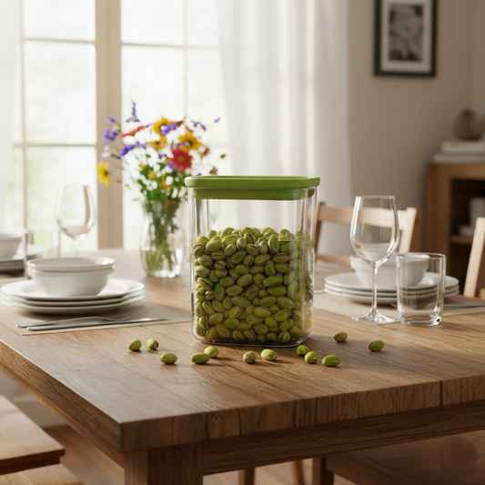 FreshLock Rectangular Glass Jar