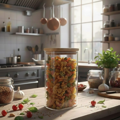 FreshLock Rectangular Glass Jar