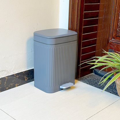 Modern Dual Action Press & Step Waste Bin