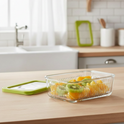 3-Pcs Unbreakable Glass Container Set