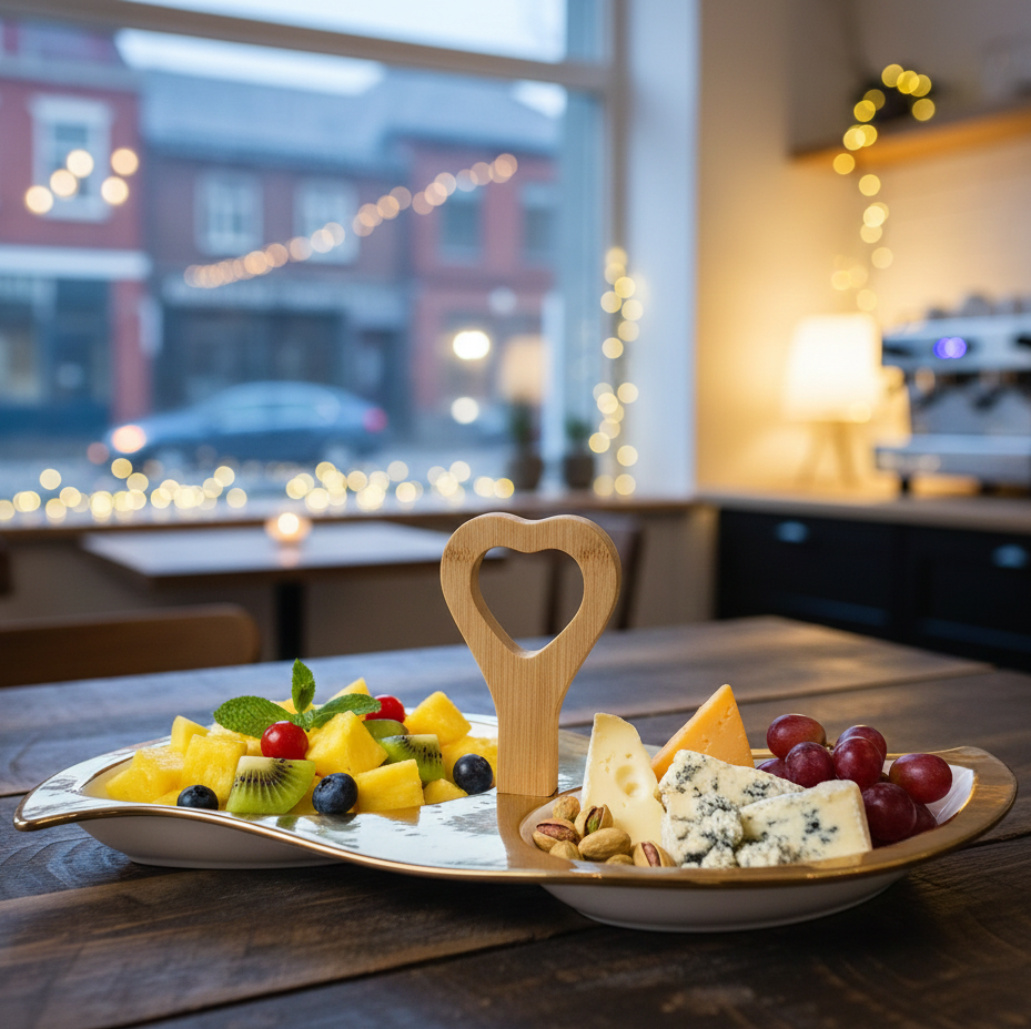 CeramicPetal Carry & Serve Platter
