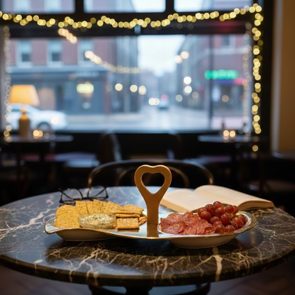 CeramicPetal Carry & Serve Platter