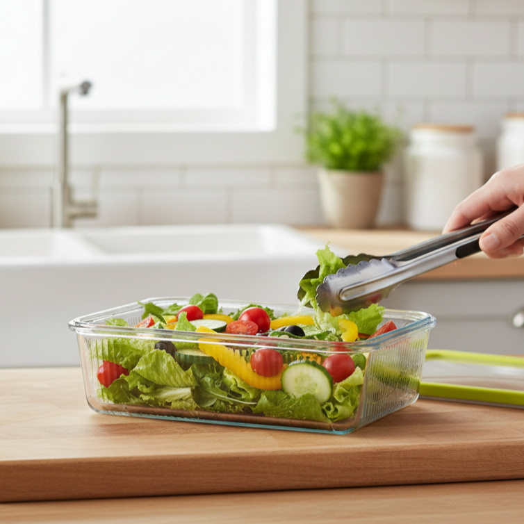 3-Pcs Unbreakable Glass Container Set