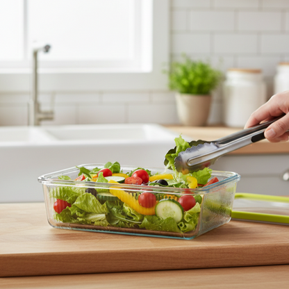 3-Pcs Unbreakable Glass Container Set