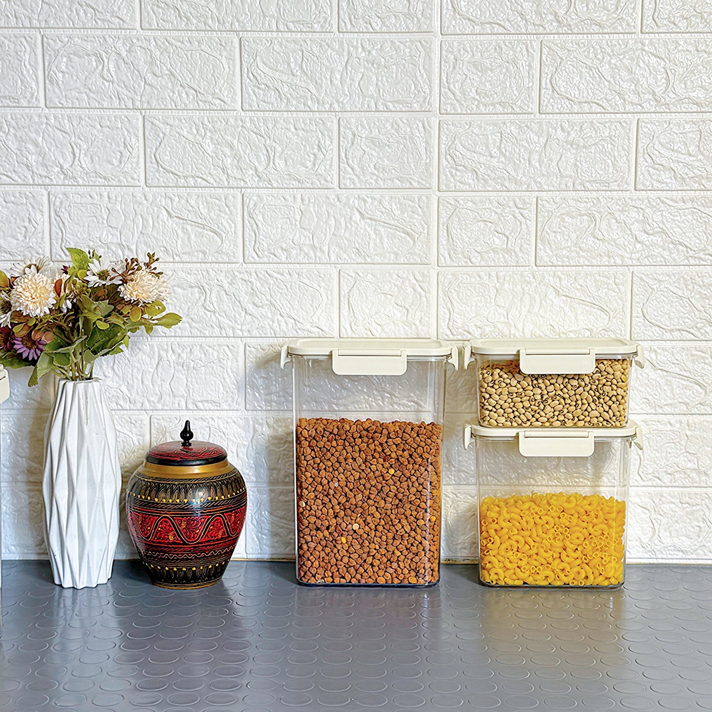 MoistureLock Multi-Shape Storage Canisters – Airtight & Space-Saving