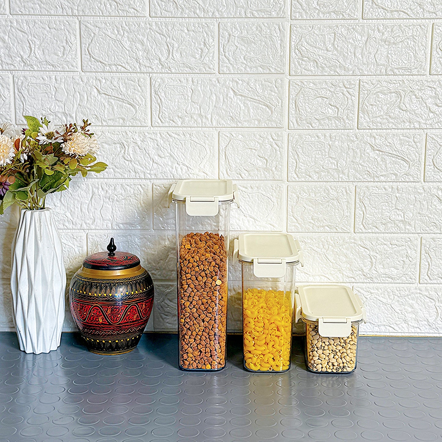 MoistureLock Multi-Shape Storage Canisters – Airtight & Space-Saving
