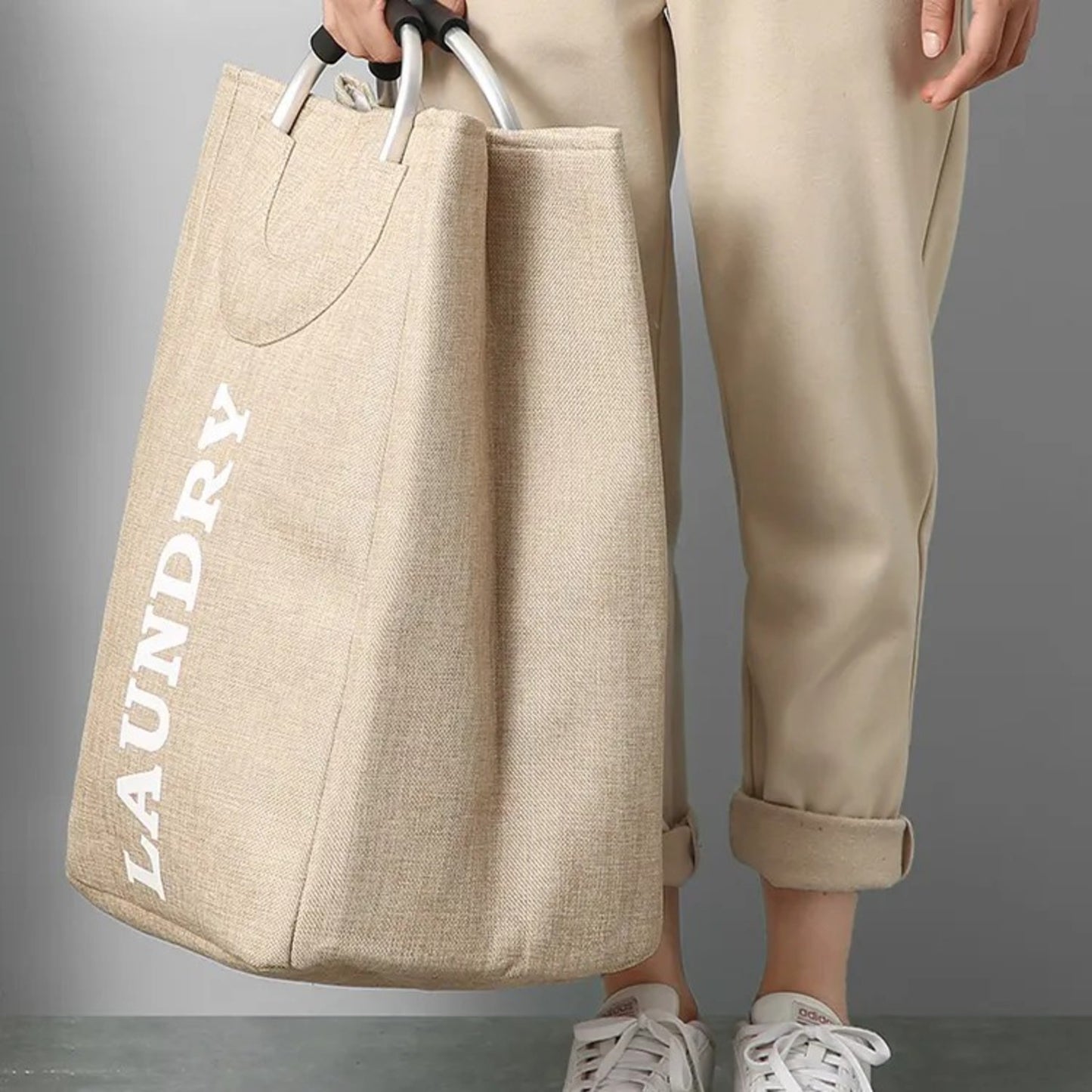 MegaHold Laundry Bin with ComfortGrip Handles
