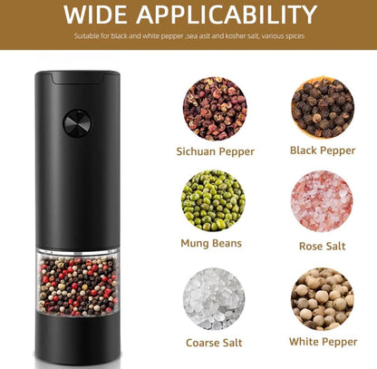 Electric Pepper Grinder with Led - (Battery Operated)