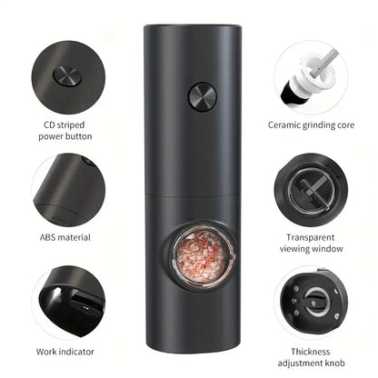 Electric Pepper Grinder with Led - (Battery Operated)