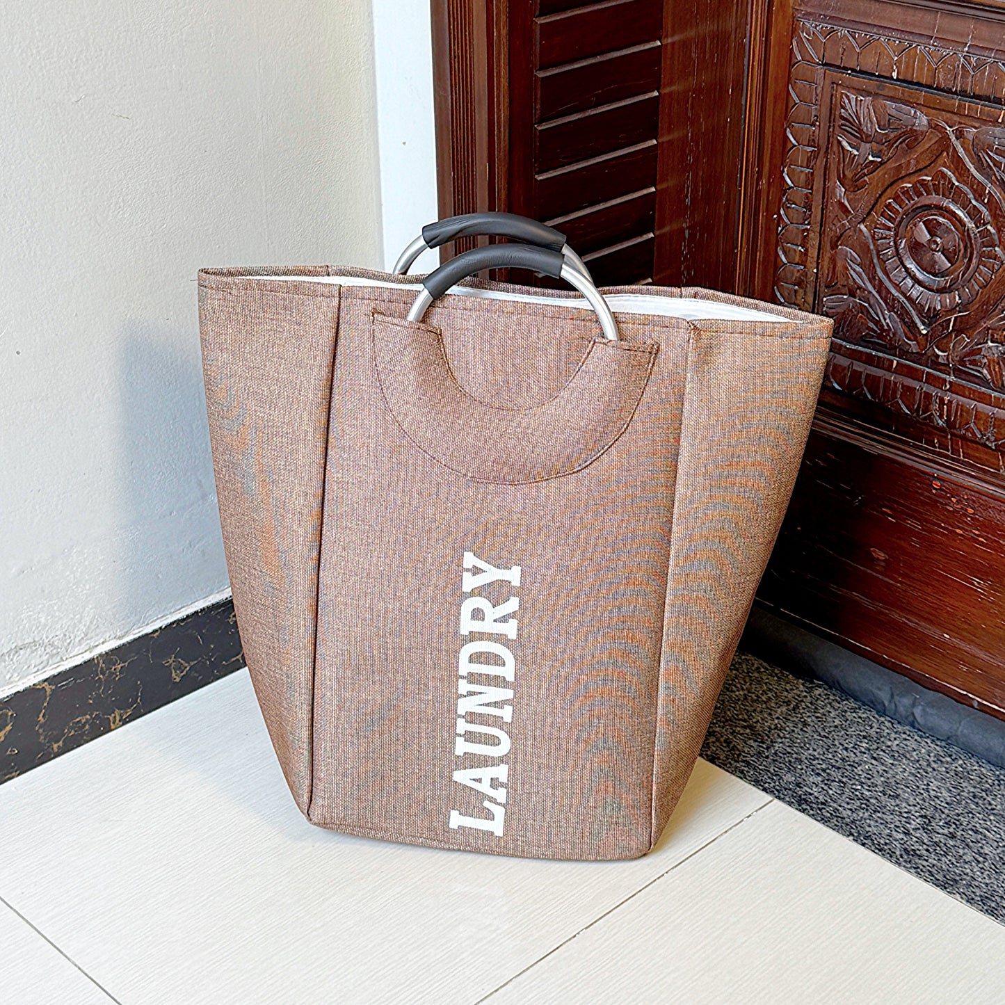 MegaHold Laundry Bin with ComfortGrip Handles